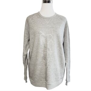 Marine Layer Sz M Pullover Fleece Lined Sweater New!
